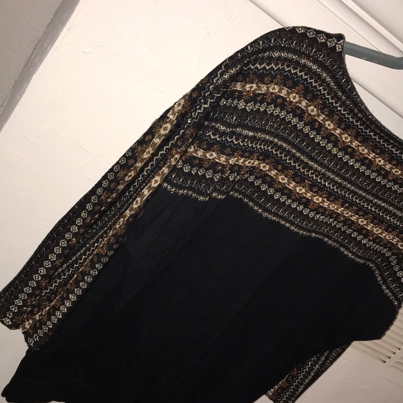 Chaps 3/4 sleeve sweater with gold and copper - Picture 4 of 4